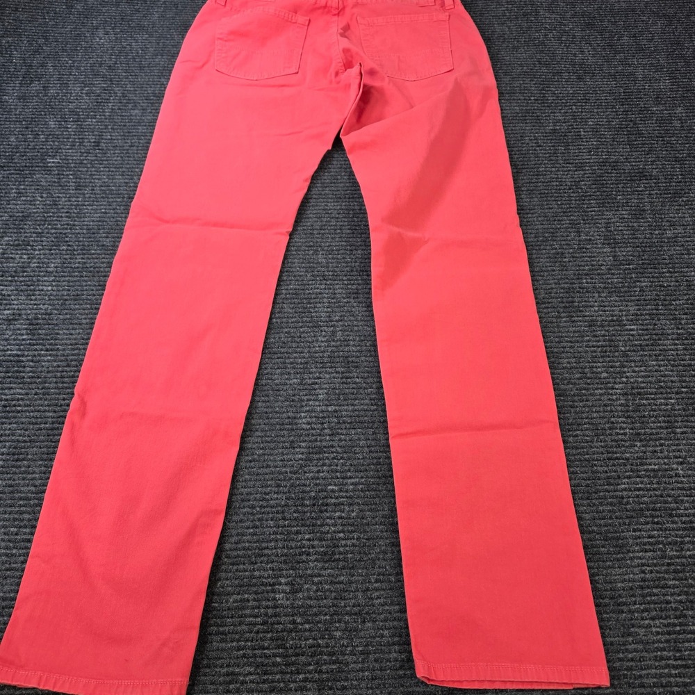 Vince Classic Slim‎ Straight Pants Womens 30 Coral Reef Excellent Stretch Cotton
